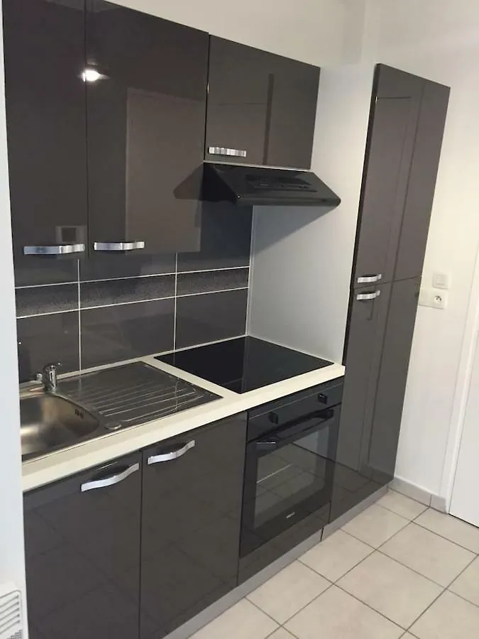 Residence Studio Grand Luxe Wifi Parking Prive Vaulx-en-Velin France